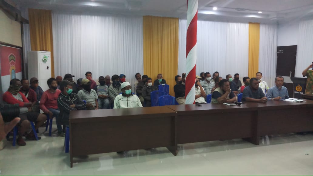 Rapat Mediasi Lahan Huntap 3 Di Polsekta Palu Tanggal 3 Juli 2020