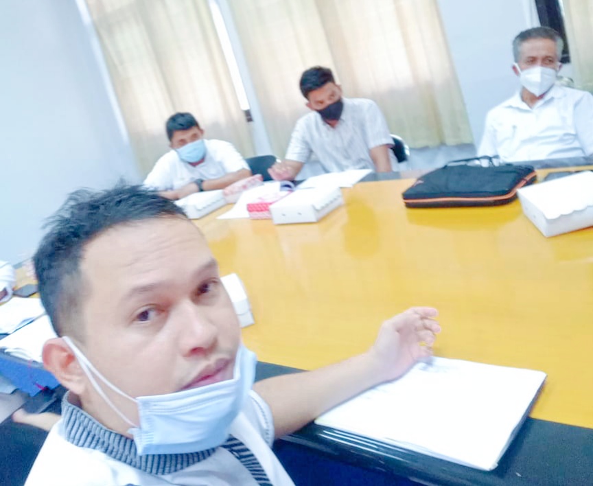 Rapat Dengan Tim Pendamping Membahas Realisasi Anggaran.Rabu 29 September 2021