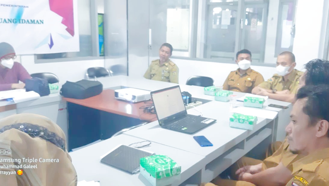 Rapat Pembahasan Raperwali Tata Cara Penerapan Sanksi Administratif PBG Selasa, 5 Oktober 2021