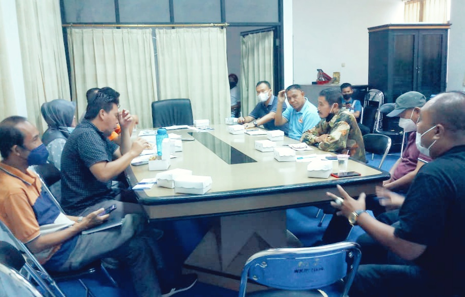 Rapat Pembahasan Terkait Lorong Cempedak di Setda Kota Palu 12 November 2021