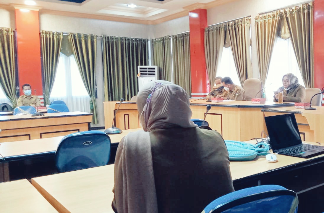 Rapat Tentang Peserta ASN Idola di Ruang Bantaya Setda Kota Palu 15 November 2021