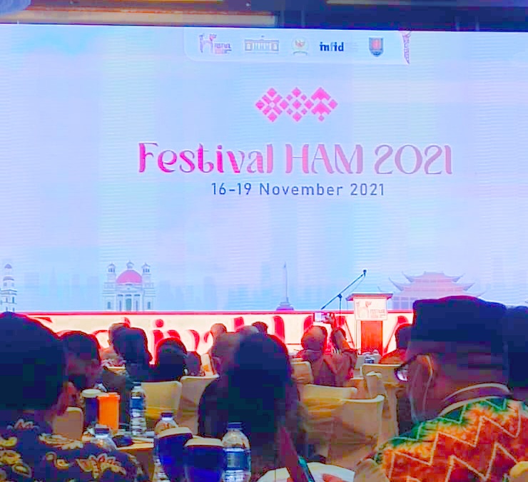 Menghadiri Dan Mengikuti Acara Festival HAM Di Kota Semarang Jawa Tengah 16-19 November 2021
